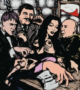 Rating: Explicit Score: 0 Tags: 1girls 4boys artist_request bald battle_axe blood breast_grab breasts butler chains cigar circumcised circumcision_scar clothed_female clothed_male clothing clothing_aside disembodied_hand dress erection exposed_breasts exposed_pussy facial_hair female gangbang gomez_addams guillotine hairy_pussy holding_penis husband_and_wife incest lurch_(addams_family) male male_focus morticia_addams mustache open_dress penis penis_out pubic_hair pussy rule34 servant the_addams_family thing_(addams_family) uncle_and_niece uncle_fester User: bunchy7s