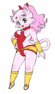 Rating: Safe Score: 0 Tags: 5_fingers anthro biped breasts clothed clothing domestic_cat e621 felid feline felis female fingers footwear fur hair hand_on_hip inner_ear_fluff kei. looking_aside looking_at_viewer mammal meeya open_mouth pink_body pink_fur pink_hair rpg_densetsu_hepoi simple_background sketch skimpy solo standing tail teal_eyes tuft white_background User: bunchy7s