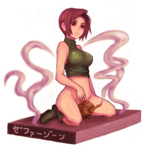 Rating: Questionable Score: 0 Tags: bare_shoulders bottomless female female_only final_fantasy final_fantasy_v kara_(color) monster_girl no_panties red_hair rule34 short_hair sitting sleeveless sleeveless_turtleneck solo turtleneck zephyrus User: bunchy7s