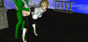 Rating: Explicit Score: 0 Tags: 3d blue_eyes brown_hair doggy_style elf female hair interspecies monster orc original pointy_ears rape restrained ribbon rule34 User: bunchy7s