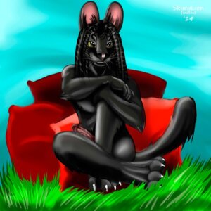Rating: Explicit Score: 0 Tags: 1:1 2014 anthro biped black_body black_eyes black_fur black_hair blue_background claws cloud e621 erection felid feline fur genitals grass hair male mammal melanistic nude outside penis pillow pink_penis plant serval signature simple_background sitting sky skyeylion solo whiskers white_claws yellow_sclera User: bunchy7s