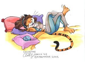 Rating: Safe Score: 0 Tags: 2001 3_toes aimee aimee_major anthro barefoot biped black_body black_fur bottomwear breasts brown_hair claws clothing crossed_legs curling_toes e621 electronics eyes_closed feet felid female fur hair headphones lying mammal midriff motion_lines on_back open_mouth open_smile orange_body orange_fur pantherine pants pillow portable_music_player side_view simple_background small_breasts smile solo spread_toes stripes tail tiger toe_claws toes toony white_background white_body white_fur User: bunchy7s Rating: Safe Score: 0 Tags: 2001 3_toes aimee aimee_major anthro barefoot biped black_body black_fur bottomwear breasts brown_hair claws clothing crossed_legs curling_toes e621 electronics eyes_closed feet felid female fur hair headphones lying mammal midriff motion_lines on_back open_mouth open_smile orange_body orange_fur pantherine pants pillow portable_music_player side_view simple_background small_breasts smile solo spread_toes stripes tail tiger toe_claws toes toony white_background white_body white_fur User: bunchy7s
