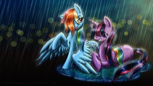 Rating: Safe Score: 0 Tags: 16:9 2012 abstract_background blue_body blue_feathers blue_fur cutie_mark duo e621 equid equine eyes_closed feathered_wings feathers female feral friendship_is_magic fur hair hasbro horn long_hair lying mammal multicolored_hair my_little_pony mythological_creature mythological_equine mythology nyuuchandiannepie on_side outside pegasus puddle purple_body purple_eyes purple_fur purple_hair quadruped rainbow_dash_(mlp) rainbow_hair raining romantic romantic_couple simple_background smile tail tongue tongue_out twilight_sparkle_(mlp) two_tone_hair unicorn wet widescreen wings User: bunchy7s