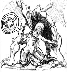 Rating: Explicit Score: 0 Tags: armor armored_samus black_and_white broken_armor female human interspecies metroid metroid_(creature) monochrome nintendo ridley rule34 samus_aran sketch tagme varia_suit User: bunchy7s
