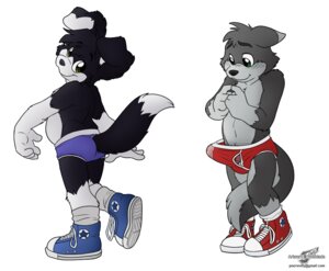 Rating: Explicit Score: 0 Tags: anthro balls barely_visible_balls barely_visible_genitalia barely_visible_penis blue_briefs blue_clothing blue_underwear blush bodily_fluids border_collie briefs bulge canid canine canis clothed clothing collie colored_seam_underwear crisp_the_wolf detailed_bulge domestic_dog duo e621 embarrassed erection erection_under_clothing footwear front_gap_briefs furgonomics genital_fluids genital_outline genitals gloves_(marking) herding_dog leg_markings male male/male mammal markings pastoral_dog penis penis_outline precum red_briefs red_clothing red_underwear roni_collins sheepdog shoes simple_background slightly_chubby socks_(marking) standing tail tail_clothing tenting text topless underwear url white_background white_seam_underwear wolf wolfblade young young_anthro young_male User: bunchy7s