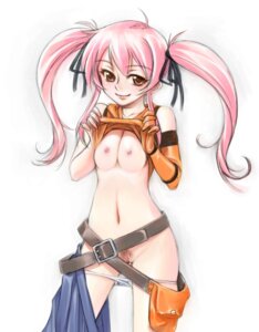 Rating: Explicit Score: 0 Tags: breast_squeeze breasts copyright_request detached_sleeves female gloves lemon_(artist) navel nipples orange_eyes panties panty_pull pink_hair pubic_hair pussy rule34 shirt_lift skirt tied_hair tomomimi_shimon twintails uncensored underwear User: bunchy7s