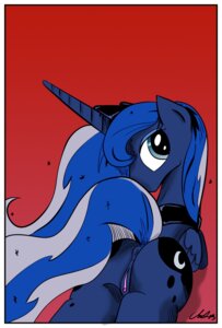 Rating: Explicit Score: 0 Tags: 2013 blue_body blue_feathers csotws e621 equid equine feathered_wings feathers female feral friendship_is_magic genitals hair hasbro hi_res hooves horn inviting looking_at_viewer mammal multicolored_hair my_little_pony mythological_creature mythological_equine mythology presenting princess_luna_(mlp) simple_background solo vulva winged_unicorn wings User: bunchy7s