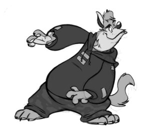 Rating: Safe Score: 0 Tags: 3_toes 4_fingers anthro barefoot biped bottomwear canid canine canis claws clothed clothing e621 feet fingers fully_clothed greyscale hair hoodie looking_aside male mammal monochrome nickwolf nickwolf_(character) overweight overweight_anthro overweight_male pants short_hair simple_background sketch smile solo standing sweater tail toes toony topwear white_background wolf User: bunchy7s