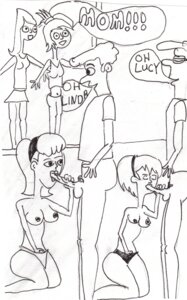 Rating: Explicit Score: 0 Tags: black_and_white breasts fellatio female flechter linda rule34 short_hair sketch small tagme User: bunchy7s