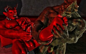 Rating: Explicit Score: 0 Tags: 16:10 2012 3d_(artwork) 5_toes abs balls biceps big_balls big_muscles big_penis bodily_fluids claws collar cum darkviperbara demon digital_media_(artwork) duo e621 ear_piercing erection eyes_closed facial_piercing feet foot_fetish foot_focus foot_in_mouth foot_play foot_suck foreskin genital_fluids genitals hindpaw horn humanoid_feet humanoid_genitalia humanoid_penis male male/male masturbation muscular muscular_male nipple_piercing nipples nose_piercing nose_ring nude open_mouth partially_retracted_foreskin paws pecs penile penile_masturbation penis piercing plantigrade ring_piercing saliva septum_piercing soles sucking sweat toe_in_mouth toe_play toe_suck toes tongue tongue_out widescreen User: bunchy7s