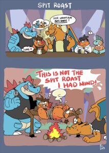 Rating: Explicit Score: 0 Tags: 2013 anthro bodily_fluids character_prepared_as_food charizard clothing comic cooking crocodilian crying cum dialogue digital_media_(artwork) dragon e621 english_text erection fan_character fellatio feraligatr fire generation_1_pokemon generation_2_pokemon generation_3_pokemon generation_5_pokemon genital_fluids genitals grammatical_error group group_sex humanoid_genitalia humanoid_penis humor imminent_vore licking licking_lips male male/male male_penetrated male_penetrating male_penetrating_male mammal marshtomp membrane_(anatomy) membranous_wings muscular mythological_creature mythological_scalie mythology nintendo nude oral orange_body orange_skin penetration penile penis pignite pokemon pokemon_(species) question_mark reptile roasting_spit scalie self_lick sex sexual_humor shirt suine takataka takataka_(character) tank_top tattoo tears teki text threesome tongue tongue_out topwear trick trio vest wings User: bunchy7s