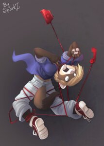 Rating: Safe Score: 0 Tags: anthro blonde_hair clothing digital_media_(artwork) domestic_ferret e621 electronics grey_background hair hi_res iskra landline_phone male mammal marcel_the_ferret mustelid musteline phone pink_nose rotary_phone shaded simple_background solo tail true_musteline weasel User: bunchy7s