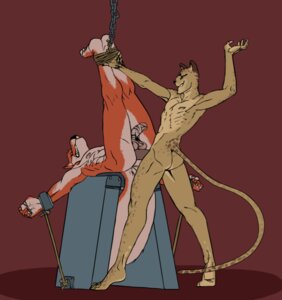 Rating: Explicit Score: 0 Tags: abs anal anal_penetration anthro balls bdsm biceps big_penis black_nose bondage bound brown_body brown_fur butt canid canine chain clenched_teeth cuff_(restraint) dominant dominant_male duo e621 erection fangs felid fox fur genitals half-erect humanoid_genitalia humanoid_penis legs_up leopard lying male male/male male_penetrated male_penetrating male_penetrating_male mammal mermaid_position muscular nipples nude on_back oo11 orange_body orange_fur pantherine pecs penetration penis restrained restraints rope sex shackles standing submissive submissive_male table_lotus_position tan_body tan_fur teeth User: bunchy7s