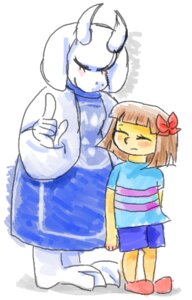 Rating: Safe Score: 0 Tags: accessory age_difference ambiguous_gender anthro artizluvsart barefoot blush boss_monster_(undertale) bovid bow_(feature) bow_accessory bow_ribbon caprine child digital_media_(artwork) duo e621 eyes_closed feet female flat_chested frisk_(undertale) fur hair_accessory hair_bow hair_ribbon horn human larger_female mammal paws ribbons size_difference smaller_ambiguous smile toriel undertale undertale_(series) white_body white_fur young User: bunchy7s