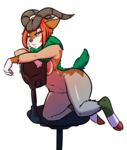 Rating: Questionable Score: 0 Tags: anthro avante92 bovid breasts caprine chair e621 female fur furniture generation_6_pokemon goat gogoat hi_res hooves horn mammal nintendo nipples nude pokemon pokemon_(species) pokemorph simple_background solo source_request white_background User: bunchy7s