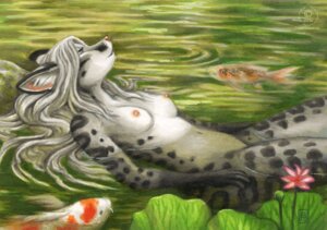Rating: Questionable Score: 0 Tags: 2012 ambient_fish ambient_sealife amur_carp anthro aquatic belly breasts carp casual_nudity cyprinid cypriniform e621 female fish flower fur genet group hair inner_ear_fluff kacey koi long_hair mammal nipples nude plant pond small_breasts solo_focus tuft typical_carp viverrid water white_belly white_body white_fur white_hair User: bunchy7s