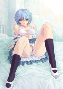Rating: Explicit Score: 0 Tags: bed blue_hair bra clothing female highres lingerie neon_genesis_evangelion orange_peels panties panties_aside pussy red_eyes rei_ayanami rule34 school_uniform smooth_skin uncensored underwear User: bunchy7s