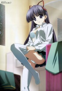 Rating: Explicit Score: 0 Tags: accurate_art_style blouse blue_eyes blue_hair blue_panties blurry bra depth_of_field dress_shirt female hair_ribbon high_resolution leg_lift lingerie long_hair megami_magazine mizukami_rondo nagase_sayaka official_art open_clothes open_shirt panties pantyshot pantyshot_(standing) pleated_skirt purple_eyes purple_hair ribbon rule34 scan shirt skirt solo soul_link standing striped striped_panties thighhighs thighhighs_pull underwear undressing upskirt white_bra white_legwear white_thighhighs User: bunchy7s