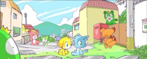 Rating: Safe Score: 0 Tags: 2010 ambiguous_gender animarufurennzu anthro blue_eyes building canid canine canis city cloud day domestic_cat domestic_dog e621 eyes_closed felid feline felis green_eyes group house mailbox mammal onakanau outside procyonid raccoon sky tail window yellow_eyes User: bunchy7s
