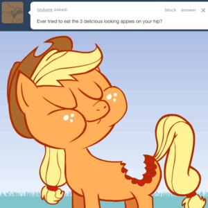 Rating: Questionable Score: 0 Tags: 1:1 2d_animation animated animated_gif applejack_(mlp) ask_blog ask_jappleack asking autocannibalism blonde_hair clothing cowboy_hat e621 earth_pony eating english_text equid equine eyes_closed female feral freckles friendship_is_magic hair hasbro hat headgear headwear horse hotdiggedydemon long_hair mammal my_little_pony pony ponytail quadruped short_playtime solo tail text toony tumblr user_message username vore vouroboros what what_has_magic_done wounded User: bunchy7s