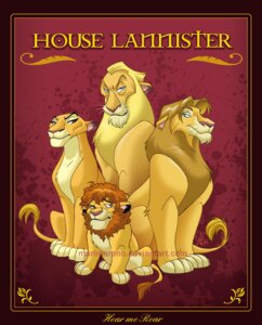 Rating: Safe Score: 0 Tags: 2014 a_song_of_ice_and_fire alternate_species blue_eyes border brother_(lore) brother_and_sister_(lore) cersei_lannister daughter_(lore) e621 english_text father_(lore) father_and_child_(lore) father_and_daughter_(lore) father_and_son_(lore) felid female feral feralized fur furrification game_of_thrones group jaime_lannister lion male mammal mane marimoreno pantherine parent_(lore) parent_and_child_(lore) parent_and_daughter_(lore) parent_and_son_(lore) pink_nose quadruped red_border sibling_(lore) sister_(lore) son_(lore) tail tail_tuft text tuft twins_(lore) tyrion_lannister tywin_lannister whiskers yellow_body yellow_fur User: bunchy7s