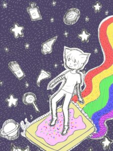 Rating: Safe Score: 0 Tags: 3:4 :3 ambiguous_gender anthro biped candy clothing dessert domestic_cat e621 felid feline felis food footwear fries heart_symbol ice_cream lollipop mammal meme narrow_hips nyan_cat nyan_cat_(copyright) pizza planet pop-tarts rainbow rainbow_trail shoes solo space star stripes thin_calves thin_legs thin_thighs tooi-yume trailing_rainbow User: bunchy7s