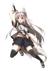 Rating: Safe Score: 0 Tags: animal_humanoid black_clothing black_legwear blush bottomwear canid canid_humanoid canine canine_humanoid canis chain chain_weapon clothing e621 female footwear grey_hair hair hi_res humanoid legwear long_hair mammal mammal_humanoid melee_weapon navel open_mouth re:n_ne red_eyes shoes shorts sneakers solo source_request sword tail unavailable_at_source unbuttoned weapon wolf wolf_humanoid User: bunchy7s