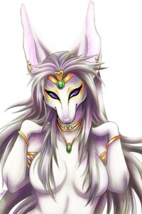 Rating: Questionable Score: 0 Tags: 2:3 anthro anubia anubian_jackal bedroom_eyes canid canine canis circlet clothed clothing e621 egyptian egyptian_clothing egyptian_headdress female fur hair half-closed_eyes half-length_portrait headdress headgear headwear jackal jewelry looking_at_viewer mammal narrowed_eyes piercing portrait sdark391 seductive seshed_circlet simple_background solo topless uraeus white_background white_body white_fur white_hair User: bunchy7s
