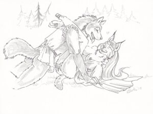 Rating: Explicit Score: 0 Tags: 2010 animal_genitalia anthro anthro_on_anthro balls black_and_white bottomless canid canine canis clothed clothing detached_sheath duo e621 erection eyes_closed face_to_face felid feline female female_penetrated forest from_front_position genitals heart_symbol heather_bruton legs_up lying lynx male male/female male_penetrating male_penetrating_female mammal missionary_position monochrome on_back outside penetration penile penile_penetration penis penis_in_vagina plant renaissance sex sheath simple_background smile tail tree vaginal vaginal_penetration vulva white_background wolf wood User: bunchy7s