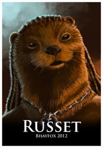 Rating: Safe Score: 0 Tags: 2012 anthro bhavfox black_eyes border brown_body brown_fur detailed dreadlocks e621 front_view fur grey_border headshot_portrait jewelry looking_at_viewer male mammal mustelid necklace otter pendant portrait smile solo text whiskers User: bunchy7s