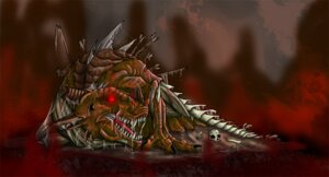 Rating: Questionable Score: 0 Tags: abstract_background ambiguous_gender arrow_(weapon) arrowed arthropod_webbing blood bodily_fluids bone dracolich dragon e621 glowing glowing_eyes gore lich looking_at_viewer melee_weapon mythological_creature mythological_scalie mythology mythori polearm ranged_weapon red_eyes red_theme scalie simple_background skull solo spear spider_web spine undead weapon zombie User: bunchy7s