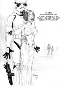 Rating: Explicit Score: 0 Tags: 1girls 2007 a_new_hope big_breasts bikerbloke black_and_white blaster_(star_wars) breasts darth_vader death_star dress english_text female grinding hair_bun no_bras_in_space princess_leia_organa rule34 star_wars stormtrooper text tight_clothing User: bunchy7s