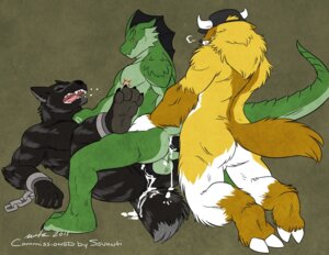 Rating: Explicit Score: 0 Tags: 2011 4_toes anal anal_penetration anthro anthro_on_anthro athletic backsack balls biceps big_balls big_muscles big_penis bison black_body black_fur black_penis bodily_fluids bovid bovine canid canine canis claws clothing cloven_hooves cuff_(restraint) cum cum_in_ass cum_inside cum_on_balls cum_on_penis cum_while_penetrated e621 erection everquest eyes_closed fangs feet fenrir_(rrowdybeast) from_front_position fur genital_fluids genitals group group_sex hat headgear headwear hooved_plantigrade hooved_toes hooves horn hybrid iksar interspecies leaking lying male male/male male_penetrated male_penetrating male_penetrating_male mammal markings missionary_position muscular muscular_male mythological_canine mythological_creature mythology nude on_back orgasm paws pecs penetration penis plantigrade rear_view reptile restraints saliva sandwich_position scales scalie sex shackles ssvanti stripes tail teeth thick_penis threesome toes trio vein vverevvolf werecanid werecanine werecreature werewolf wfa wolf yellow_eyes User: bunchy7s