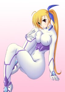 Rating: Explicit Score: 0 Tags: 1girls blonde_hair blush bodysuit color female female_only heterochromia jpg lowres lyrical_nanoha mahou_shoujo_lyrical_nanoha_vivid pink_background rule34 sakura_yuu sitting solo source_request vivio User: bunchy7s