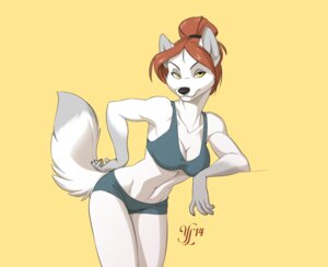Rating: Safe Score: 0 Tags: 2014 anthro archived_source arctic_wolf arm_support athletic athletic_anthro athletic_female biped black_nose bottomwear boy_shorts bra breasts brown_hair canid canine canis cleavage clothed clothing confident e621 female front_view fur grey_bra grey_clothing grey_panties grey_underwear hair hand_on_hip leg_markings legs_together looking_at_viewer mammal markings naughty_face navel panties pinup pose shirt short_hair shorts simple_background skimpy slim smile socks_(marking) solo standing tail topwear training_bra underwear underwear_only white_body white_fur wolf yellow_background yellow_eyes yulliandress User: bunchy7s