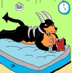 Rating: Explicit Score: 0 Tags: anthro ass bed breasts color female female_only fur furry horns houndoom joniknihti nipples nude pokemon rule34 side_view solo tagme User: bunchy7s