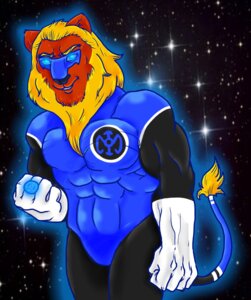 Rating: Safe Score: 0 Tags: 2012 5_fingers aura blue_lantern clothed clothing dc_comics domino_mask e621 eyemask eyewear felid fingers fist fully_clothed fur gloves glowing green_lantern_(series) hair handwear hi_res lamp lion male mammal mask muscular muscular_male orange_hair pantherine red_body red_fur ring robwest smile solo space star superhero tail tail_tuft tuft white_clothing white_gloves white_handwear User: bunchy7s