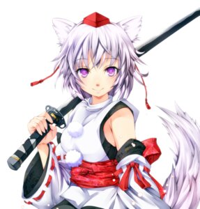 Rating: Safe Score: 0 Tags: amayofuu animal_humanoid armwear asian_clothing bare_shoulders blush canid canid_humanoid canine canine_humanoid canis clothing detached_sleeves digital_media_(artwork) dog_humanoid domestic_dog e621 east_asian_clothing female front_view grey_hair hair half-length_portrait hat headgear headwear humanoid japanese_clothing katana looking_at_viewer mammal mammal_humanoid melee_weapon miko_outfit momiji_inubashiri pom_clothing pom_shirt portrait purple_eyes scabbard short_hair smile solo sword tail three-quarter_view tokin_hat touhou weapon white_hair User: bunchy7s