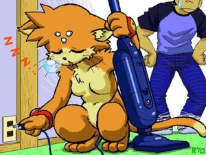 Rating: Safe Score: 0 Tags: 3_toes anthro breasts chest_tuft cleaning_tool crouching detailed_background digital_media_(artwork) domestic_cat duo e621 eyes_closed featureless_breasts feet felid feline felis female fur hair machine mammal nude oekaki orange_body orange_fur orange_hair robot ryou sleeping straycat tail toes tuft vacuum_cleaner whiskers User: bunchy7s