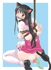 Rating: Explicit Score: 0 Tags: 1girls anal anal_beads anal_insertion animal_ear arms_behind_back artist_r artist_request ball_gag black_hair blue_ball_gag blush bondage bound bound_arms bound_wrists box_tie breasts breasts_out brown_eyes dildo double_insertion female femsub gag gagged insertion long_hair looking_at_viewer looking_back looking_back_at_viewer nipples no_bra no_panties no_underwear one_breast_out pussy restrained rope rope_bondage rule34 shoes simple_background sitting thighhighs tied_up vaginal vaginal_insertion vaginal_penetration wrists_tied_together User: bunchy7s