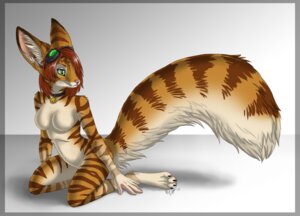 Rating: Questionable Score: 0 Tags: anthro bell big_ears biped border breasts claws collar collar_only countershade_legs countershade_tail countershade_torso countershading digital_media_(artwork) e621 eyewear felid female fluffy fluffy_tail front_view full-length_portrait fur gloves_(marking) goggles gradient_background green_eyes grey_background hair hair_over_eye hi_res humanoid_pointy_ears hybrid inner_ear_fluff kneeling leg_markings mammal markings meph mxgurl89 naturally_censored nude one_eye_obstructed pointy_ears portrait pose red_hair ring_(marking) ringed_tail signature simple_background socks_(marking) solo striped_body striped_fur striped_markings striped_skin striped_tail stripes tail tail_markings three-quarter_view tuft wallpaper white_body white_countershading widescreen User: bunchy7s