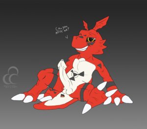 Rating: Explicit Score: 0 Tags: anthro balls black_sclera claws digimon english_text erection furry grin guilmon head_wings male male_only precum red_scales rule34 scalie solo solo_male User: bunchy7s Rating: Explicit Score: 0 Tags: anthro balls black_sclera claws digimon english_text erection furry grin guilmon head_wings male male_only precum red_scales rule34 scalie solo solo_male User: bunchy7s