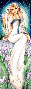 Rating: Safe Score: 0 Tags: art_nouveau avian bird blonde_hair clothed clothing dress duo e621 elf female flower grass hair humanoid long_hair plant sitting solo_focus zeolith User: bunchy7s