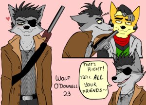 Rating: Safe Score: 0 Tags: a_fox_in_space anthro black_hair black_nose blue_eyes blush bottomwear canid canine canis clothed clothing coat cross cross_necklace dialogue duo e621 english_text eye_patch eyewear fishnet_clothing fox fox_mccloud fredryk_phox fully_clothed fur grey_body grey_fur gun hair hand_on_head heart_symbol jewelry kerchief licking male mammal multiple_images necklace nintendo pants ranged_weapon speech_bubble star_fox tan_body tan_fur text tongue tongue_out topwear trenchcoat weapon wolf wolf_o'donnell User: bunchy7s Rating: Safe Score: 0 Tags: a_fox_in_space anthro black_hair black_nose blue_eyes blush bottomwear canid canine canis clothed clothing coat cross cross_necklace dialogue duo e621 english_text eye_patch eyewear fishnet_clothing fox fox_mccloud fredryk_phox fully_clothed fur grey_body grey_fur gun hair hand_on_head heart_symbol jewelry kerchief licking male mammal multiple_images necklace nintendo pants ranged_weapon speech_bubble star_fox tan_body tan_fur text tongue tongue_out topwear trenchcoat weapon wolf wolf_o'donnell User: bunchy7s
