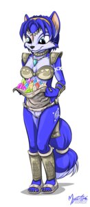 Rating: Safe Score: 0 Tags: 2013 anthro biped blue_body blue_eyes blue_fur blue_hair breasts canid canine clothing crystal digital_media_(artwork) e621 female footwear fox fur gem hair hi_res jewelry krystal_(star_fox) mammal mysticalpha necklace nintendo sandals shoes simple_background solo standing star_fox tail white_background white_body white_fur User: bunchy7s