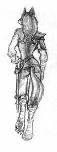 Rating: Safe Score: 0 Tags: anthro armor asheru asheru_(setting) barbarian belt black_nose butt canid canine canis clothing dagger digitigrade e621 feet female fur furgonomics greyscale hair hindpaw mammal mane mane_hair melee_weapon monochrome pauldron pawpads paws rear_view scabbard scott_ruggels simple_background sketch solo sword tail tail_clothing traditional_media_(artwork) unconvincing_armor walking warrior weapon white_background white_body white_fur wolf wraps User: bunchy7s