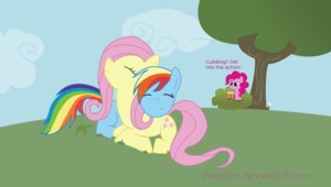 Rating: Safe Score: 0 Tags: being_watched blue_body blue_fur cloud cuddling dialogue diegotan e621 earth_pony english_text equid equine female feral fluttershy_(mlp) food friendship_is_magic fur group hair hasbro hi_res horse hug looking_at_another mammal multicolored_hair my_little_pony outside pink_body pink_fur pinkie_pie_(mlp) plant pony popcorn rainbow_dash_(mlp) rainbow_hair shrub sky text tree wood User: bunchy7s
