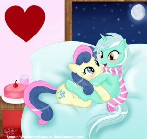 Rating: Safe Score: 0 Tags: bed bonbon_(mlp) cake cherry cuddling dessert duo e621 earth_pony equid equine female female/female feral food friendship_is_magic fruit furniture hair hasbro heart_symbol horn horse inside lyra_heartstrings_(mlp) mammal moon multicolored_hair my_little_pony mythological_creature mythological_equine mythology night on_bed open_mouth plant pony scarf shatteredsoul208 sky smile sofa star starry_sky stripes tail unicorn User: bunchy7s