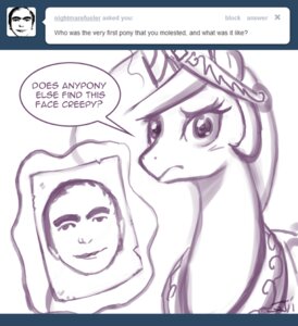 Rating: Safe Score: 0 Tags: creepy dialogue digital_media_(artwork) distracting e621 english_text equid equine fan_character female feral friendship_is_magic hasbro horn horse human humor john_joseco male mammal meta my_little_pony photo pony princess princess_celestia_(mlp) princess_molestia royalty solo text tumblr User: bunchy7s Rating: Safe Score: 0 Tags: creepy dialogue digital_media_(artwork) distracting e621 english_text equid equine fan_character female feral friendship_is_magic hasbro horn horse human humor john_joseco male mammal meta my_little_pony photo pony princess princess_celestia_(mlp) princess_molestia royalty solo text tumblr User: bunchy7s