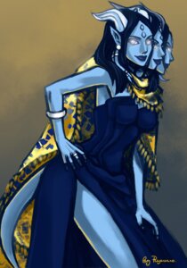 Rating: Safe Score: 0 Tags: 3_heads blanche blizzard_entertainment blue_body blue_hair blue_lips blue_skin breasts clothing digital_media_(artwork) digital_painting_(artwork) draenei dress e621 evening_gown female glowing glowing_eyes hair horn humanoid humanoid_pointy_ears jewelry lips multi_head neryumo painting_(artwork) pointy_ears portrait ring scarf shawl solo tentacles three-quarter_portrait warcraft User: bunchy7s